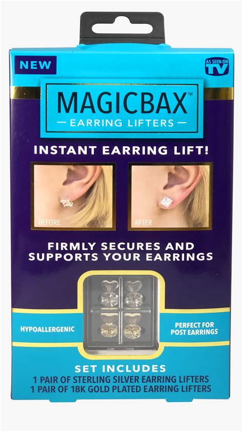 Discover the simple accessory that will revolutionize your earring-wearing experience: Magic Bax earring lifters